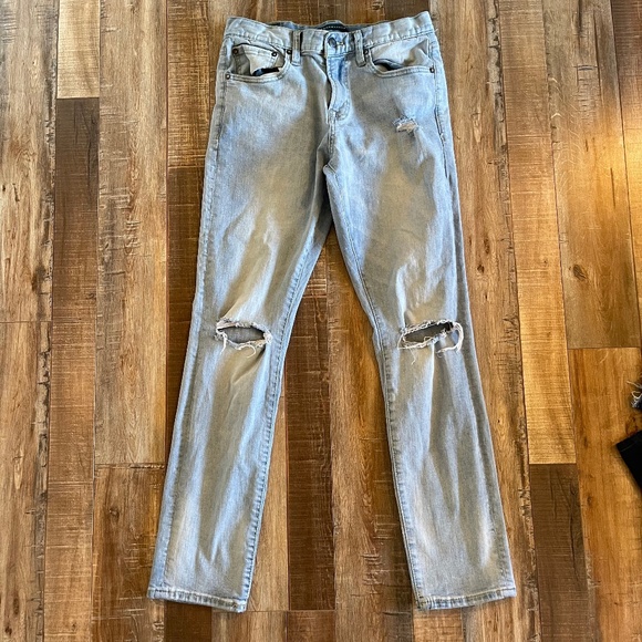 Aeropostale Other - Aeropostale Distressed Denim Bootcut Leg Jeans Size 30x30 (3-6)